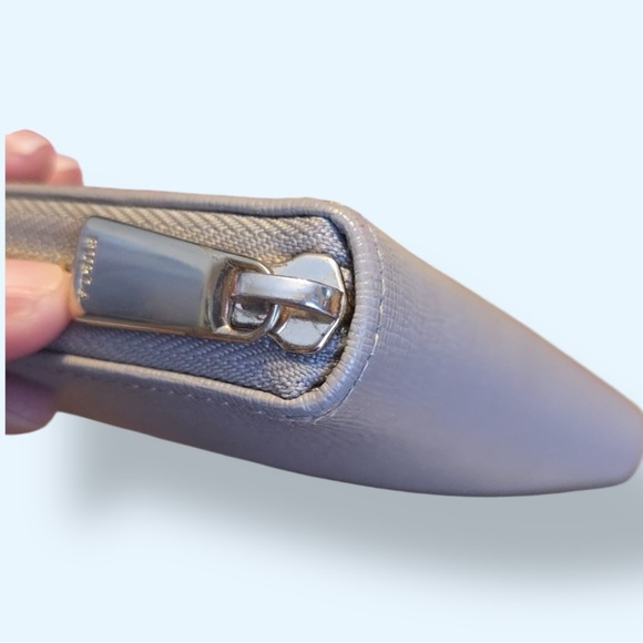 Furla 🪢 EUC Babylon Long Zip Wallet in Grey/Taupe - Picture 10 of 14